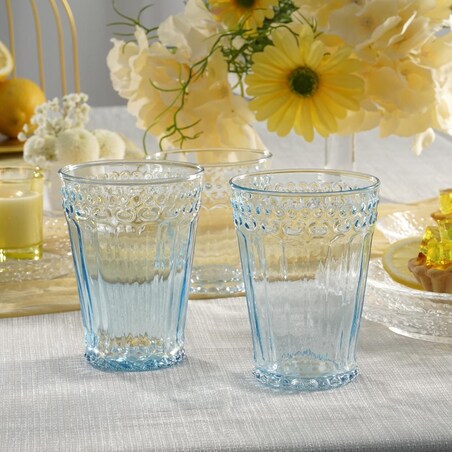 VILLA ITALIA Szklanka wysoka niebieska 330 ml MODERN