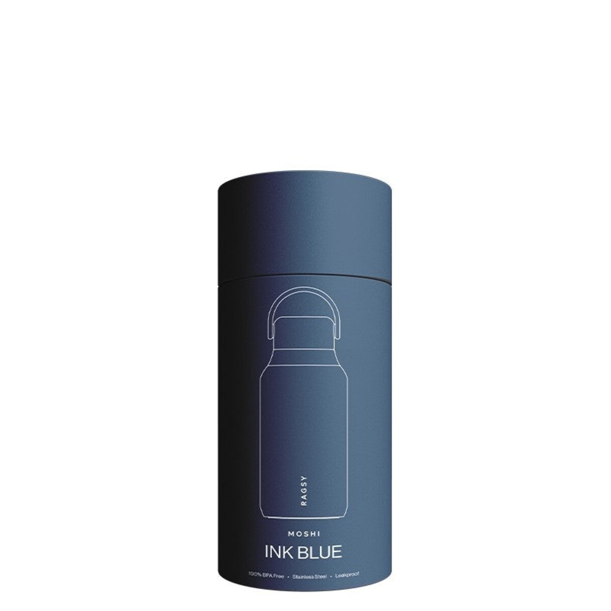 RAGSY MOSHI butelka termiczna z ceramicznym wnętrzem 350 ml, Ink Blue