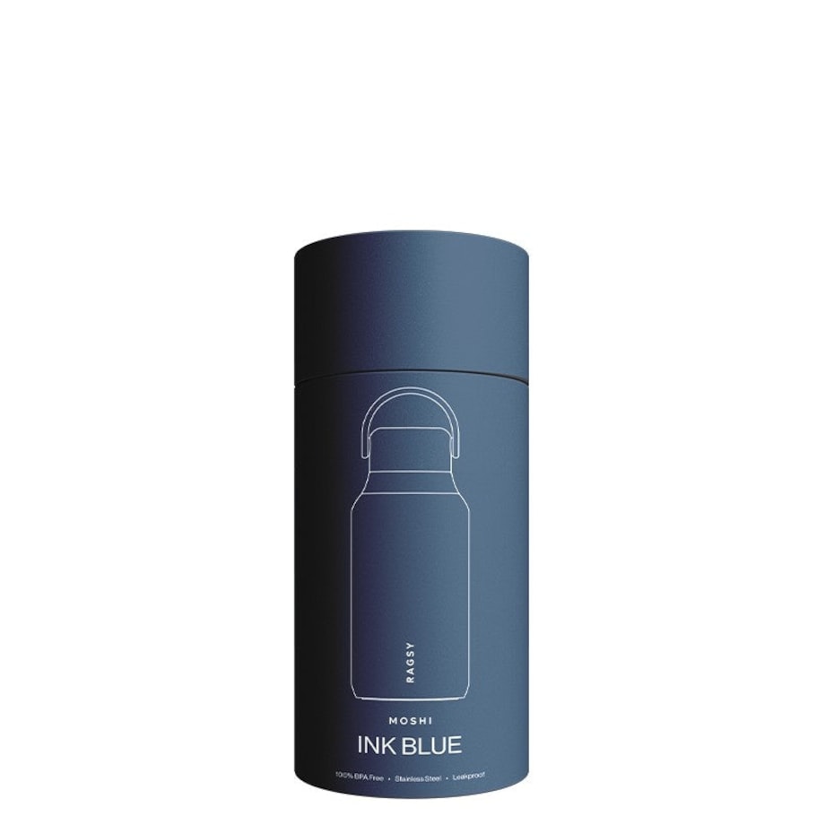 RAGSY MOSHI butelka termiczna z ceramicznym wnętrzem 350 ml, Ink Blue