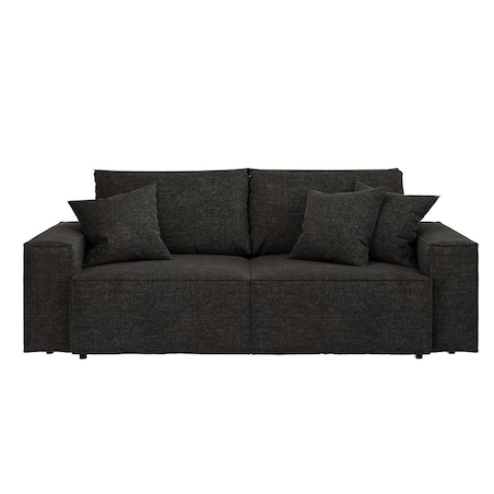 Melow 3-osobowa rozkładana sofa - antracytowa