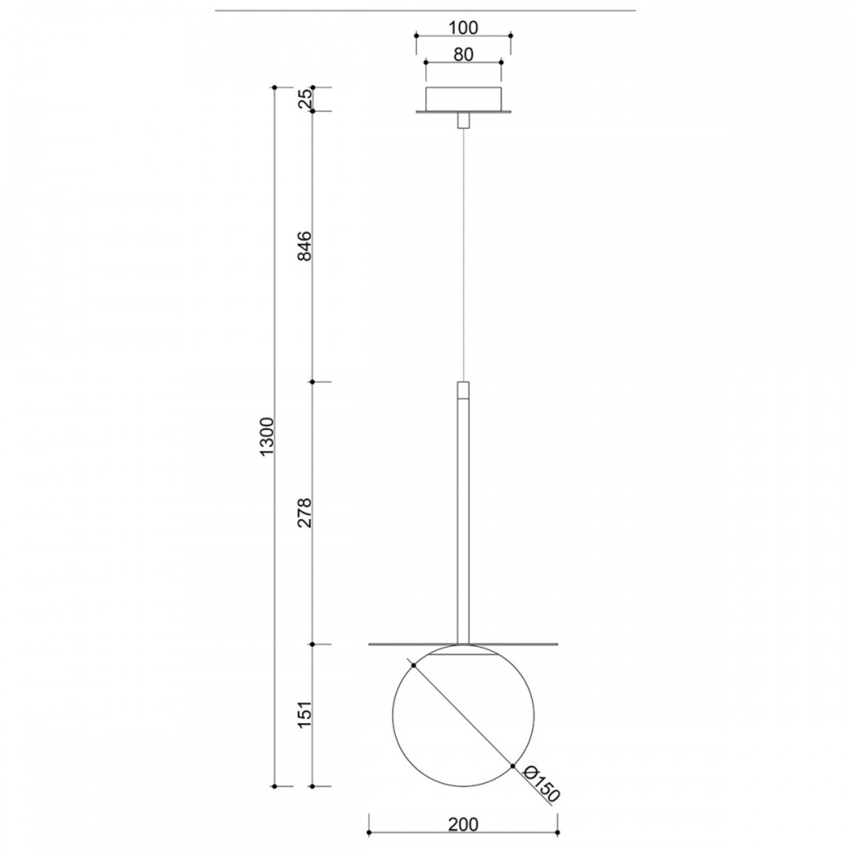 BORRA B biała sufitowa lampa wisząca z mosiądzem