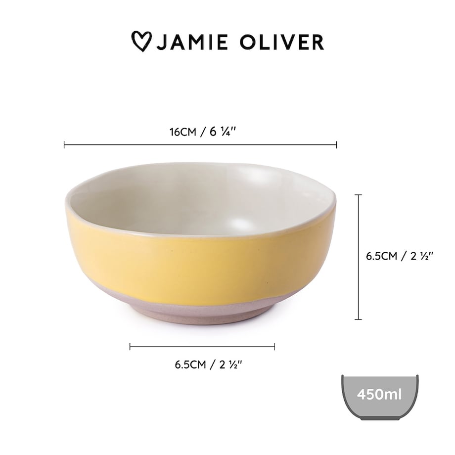 Jamie Oliver miseczki ceramiczne 16 cm Big Love - 4 szt.