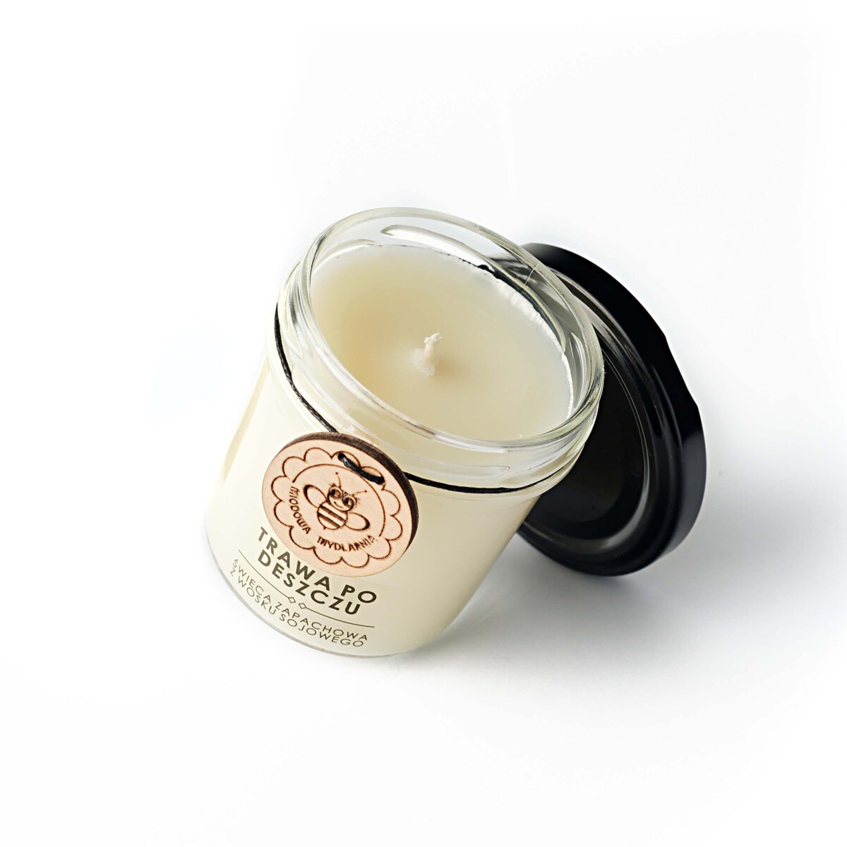 TRAWA PO DESZCZU świeca z wosku sojowego