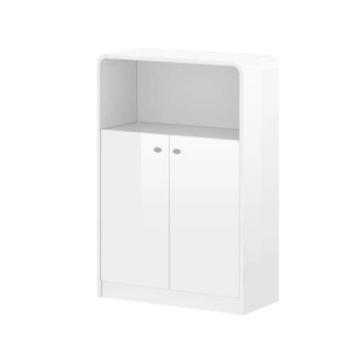 Komoda biurowa MILANO 80 biały połysk