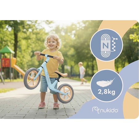 Rowerek biegowy dla dzieci Light Flee Nukido