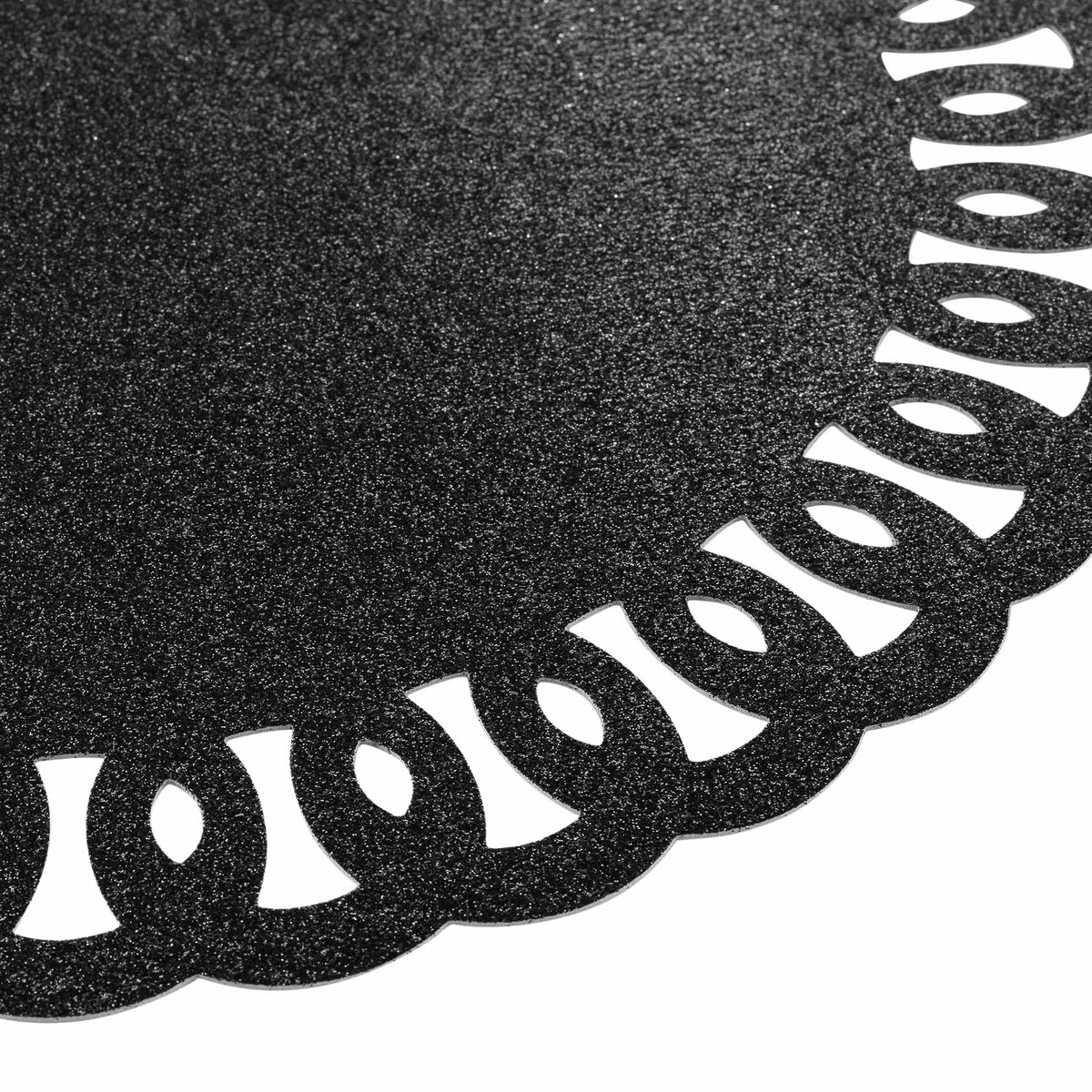 Podkładka na stół GUIRLANDE, brokatowa, Ø 38 cm