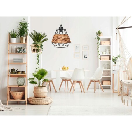 Lampa Wisząca Sufitowa Natural Pleciona E27 Boho