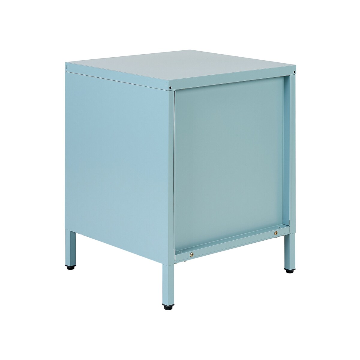 Szafka nocna metalowa jasnoniebieska MALAVI