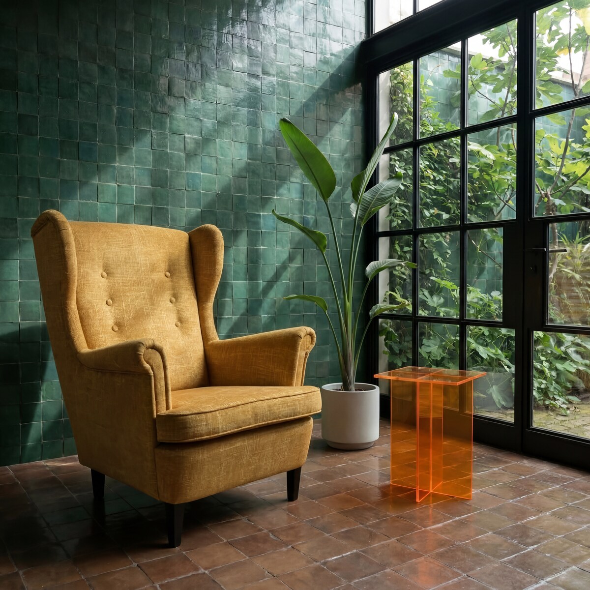 Fotel uszak Sunny Velvet