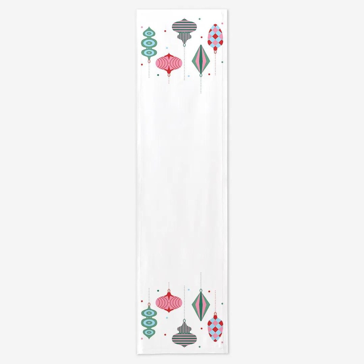 Bieżnik świąteczny - Bombki - 40x150