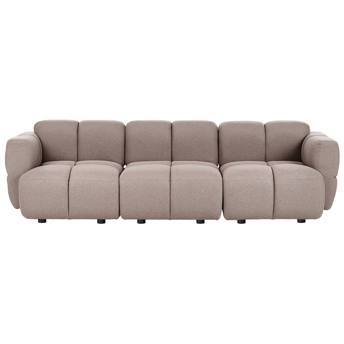 Sofa modułowa dla 3 osób MAKSABERG Beżowoszary