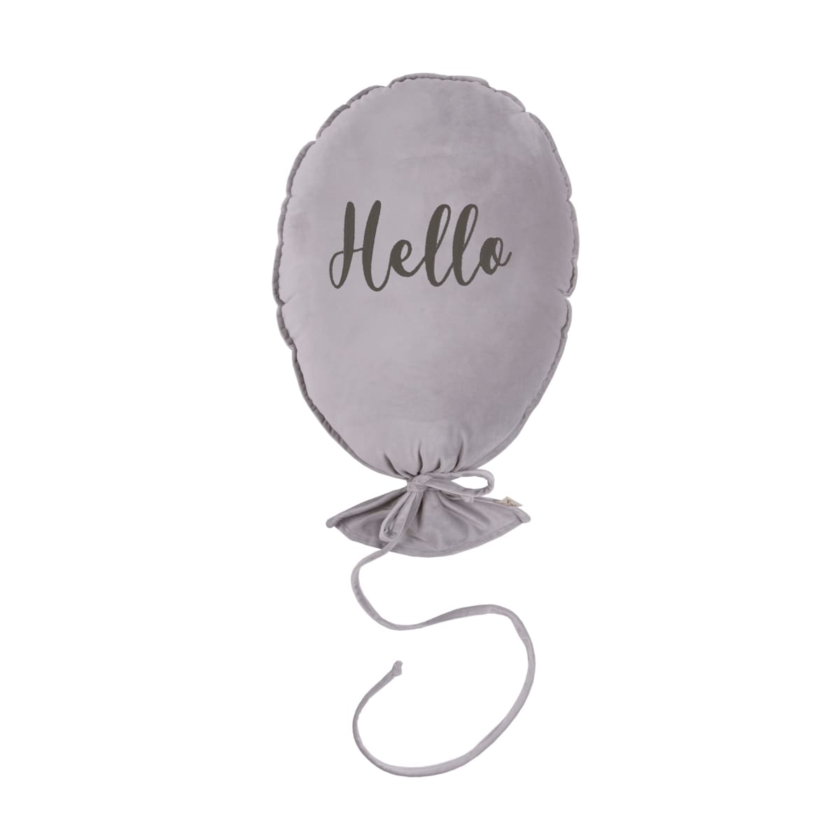 DECORATIVE BALLOON DELUX SILVER GREY - HELLO, GRAPHIT