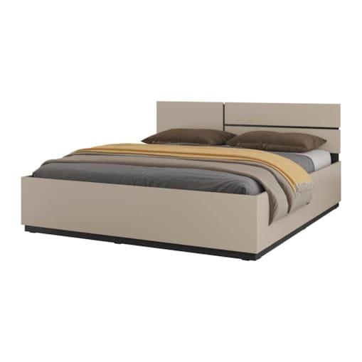 Łóżko CROSS 180x200 congo/czarne