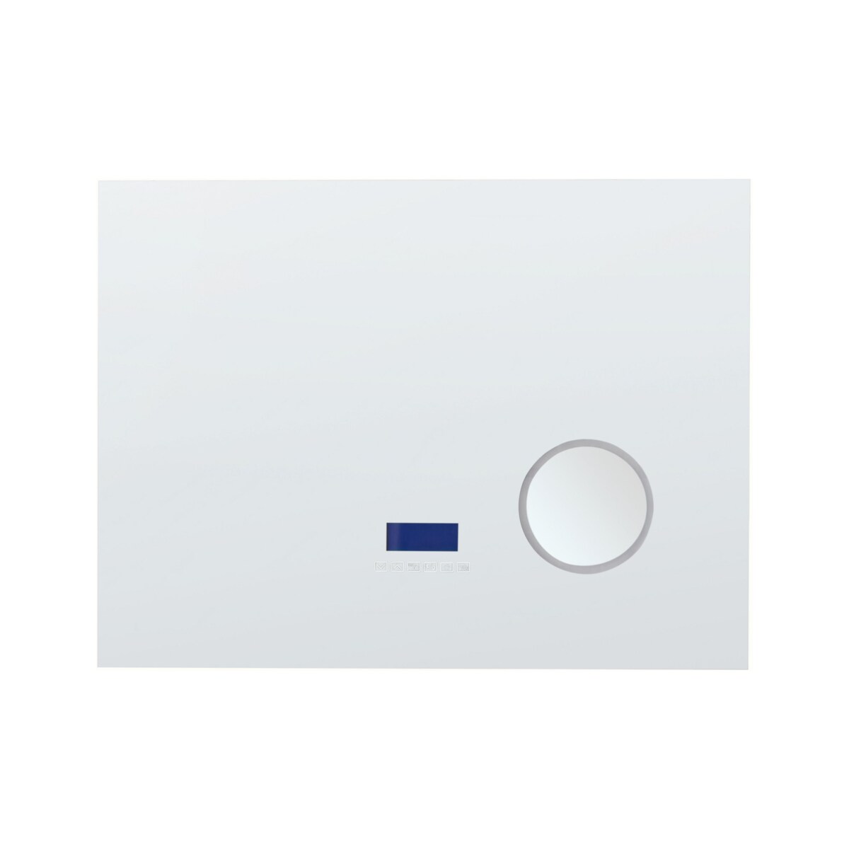 Lustro ścienne LED z głośnikiem Bluetooth 60 x 80 cm srebrne MONTARON