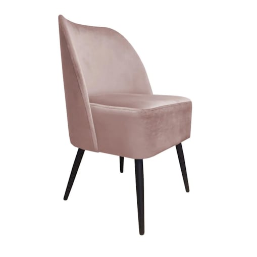 Fotel DUNAJ VELVET różowy