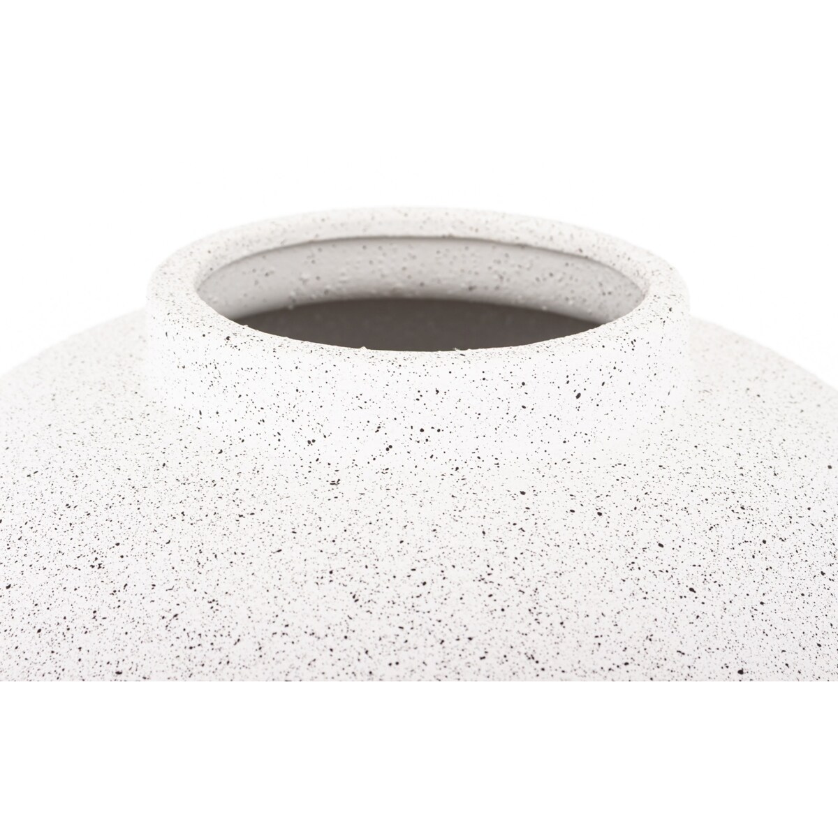 Wazon ceramiczny 26x21x21 cm FLORIDA biały