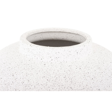 Wazon ceramiczny 26x21x21 cm FLORIDA biały