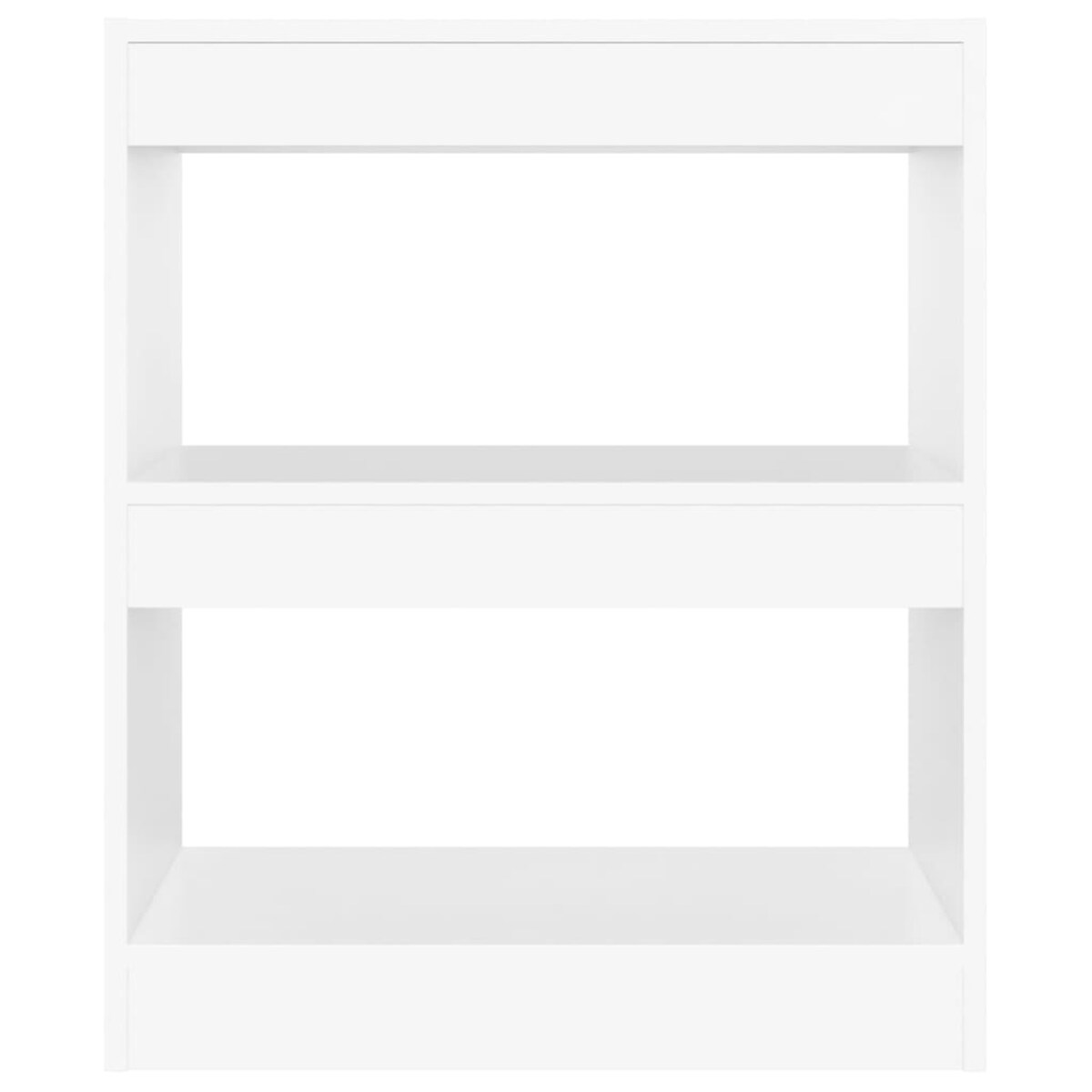 vidaXL Regał na książki/przegroda, biały, 60x30x72 cm