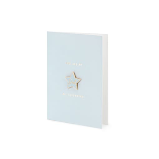 Kartka z pinem Dad, 10.5x14.8cm