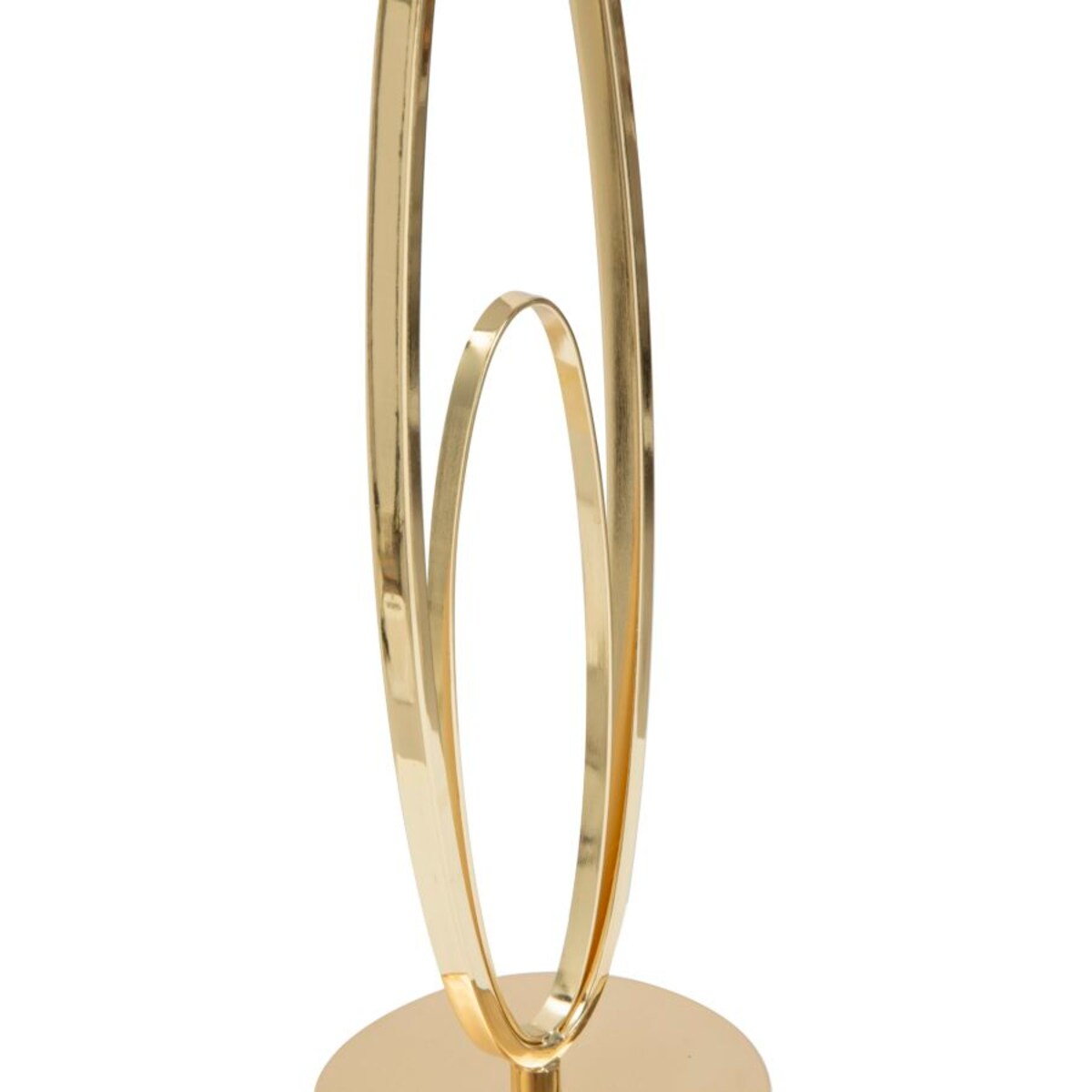 Lampa stołowa GLAM FLUSH, metalowa, złota, Ø 30x58 cm