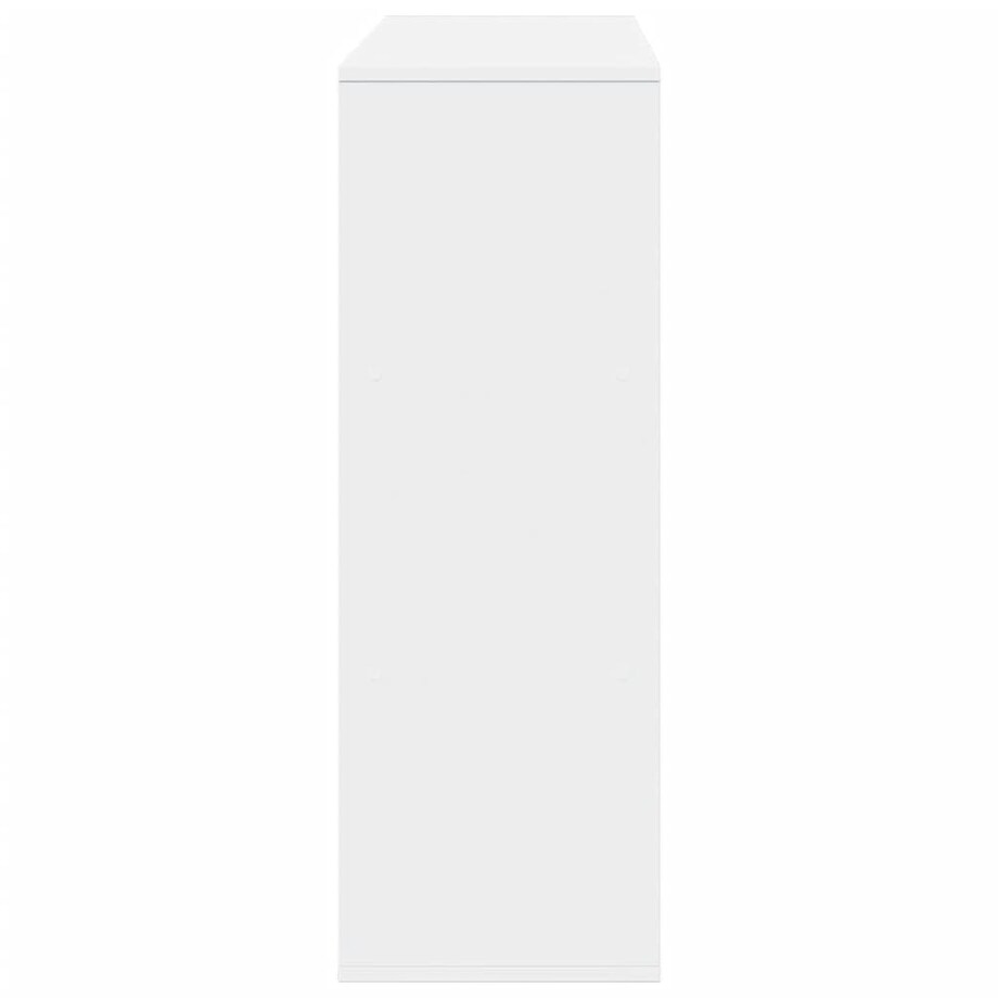 vidaXL Regał na książki/przegroda, biały, 100x33x94,5 cm