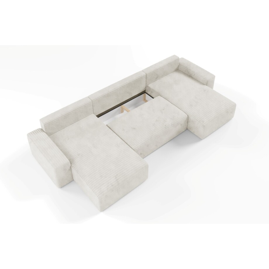 Narożnik COCO U z funkcją spania Kolor: TILIA 1