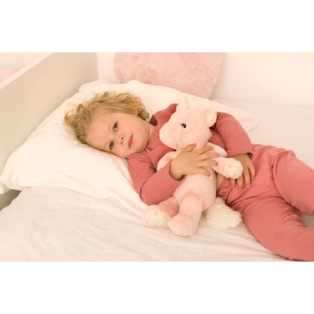 Szumiący jednorożec Ella z pozytywką - Cloud b® LoveLight Buddies Ella Unicorn