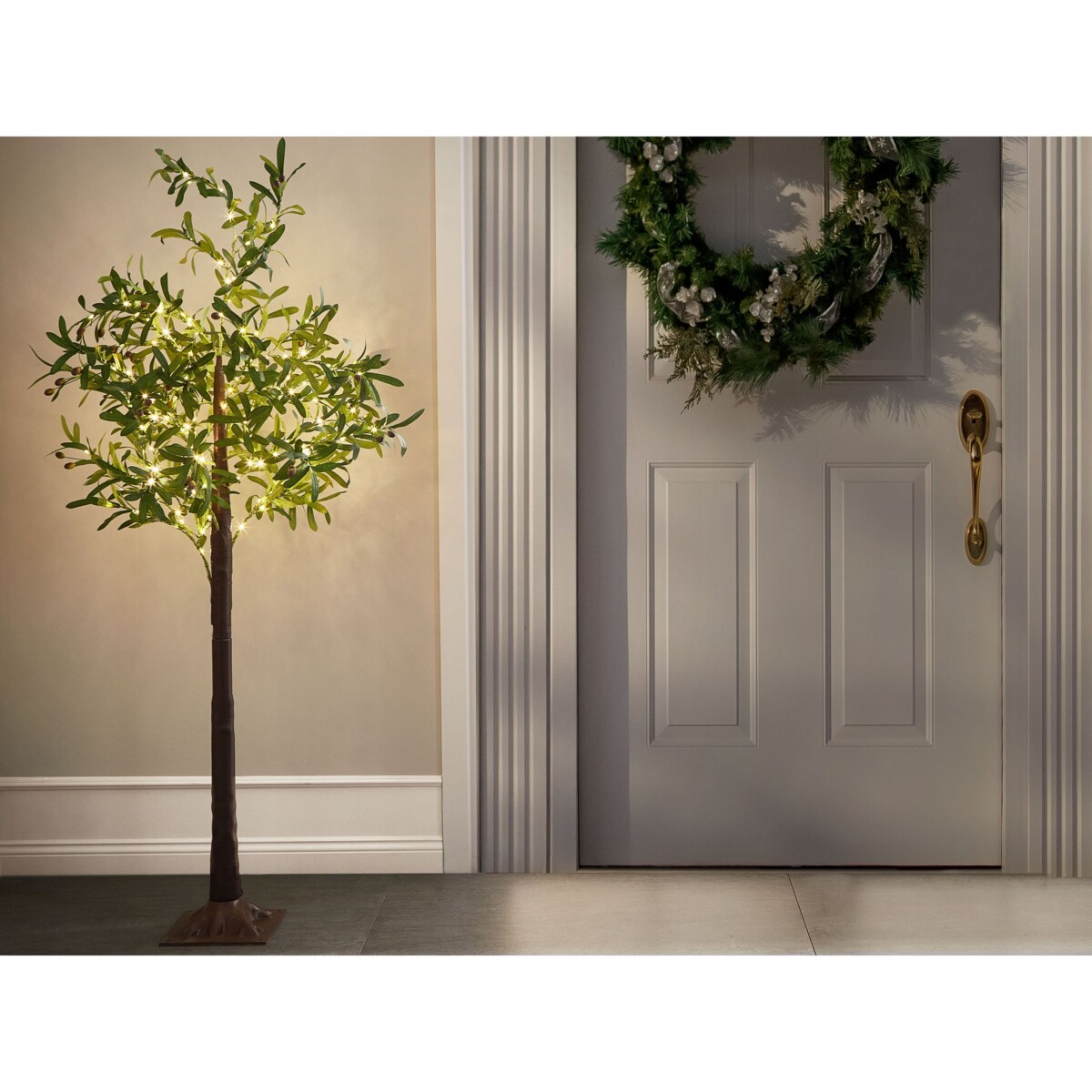 Dekoracja ogrodowa LED CELIONI Drzewko 180 cm Zielony