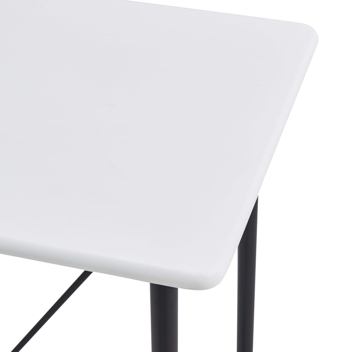 vidaXL Stolik barowy, biały, 120 x 60 x 110 cm, MDF