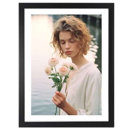 Czarna ramka na zdjęcia w rozmiarze 30x40 cm