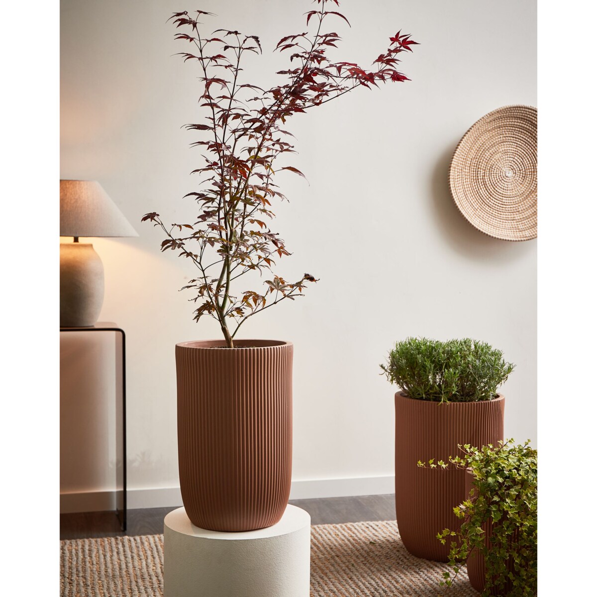 Doniczka EANTIO 30 cm Brązowy