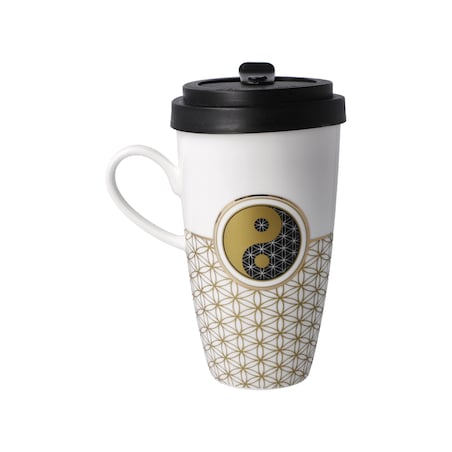 Kubek na wynos 500 ml - Flower of life - Lotus -Goebel