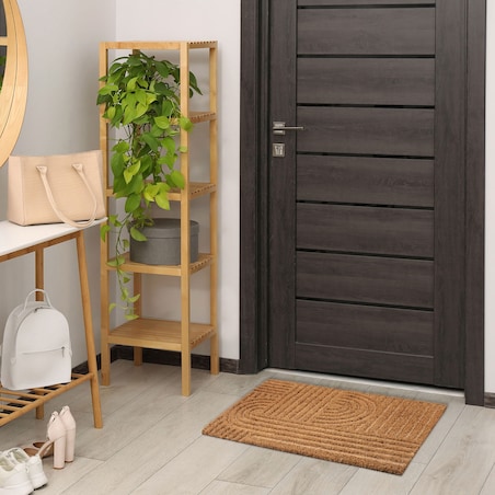 Wycieraczka wejściowa 40x60 cm geometryczna kokosowa pod drzwi