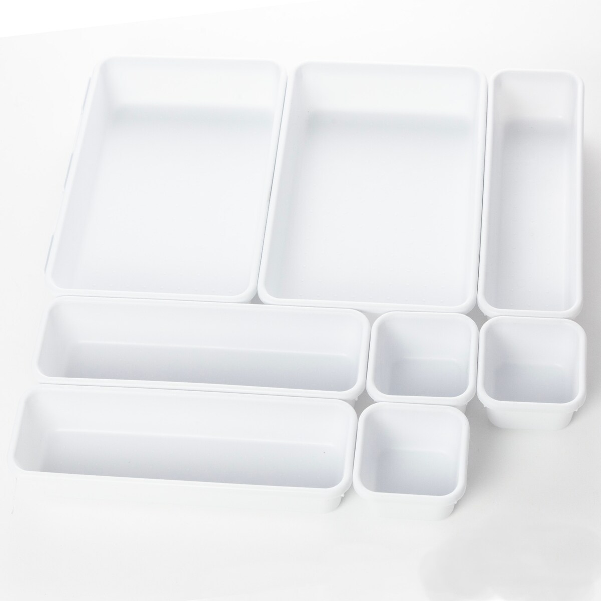 Wkład Do Szuflady Organizer Na Akcesoria Biurowy 8 Elementów Zestaw