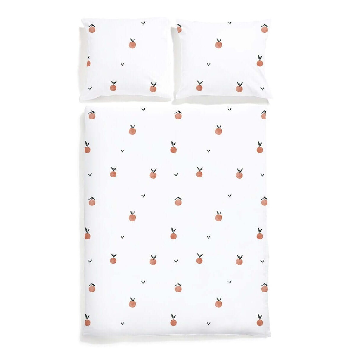 Pościel Mandarynki 200/200 + 2 x 50/60 cm