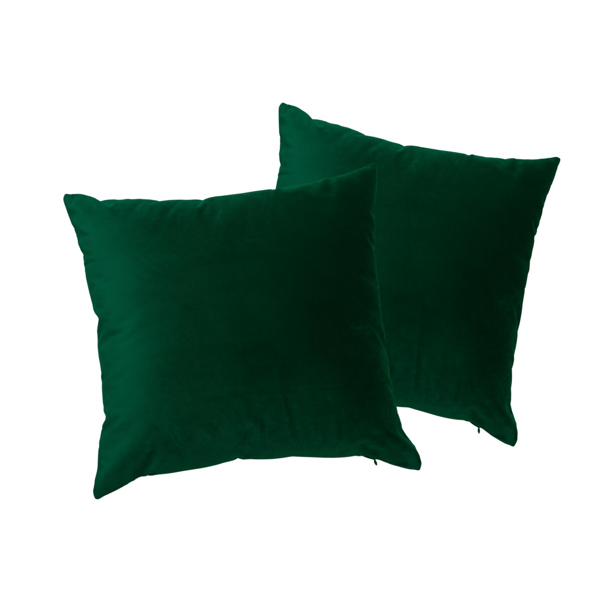 Aksamitna poszewka w kolorze butelkowej zieleni Werona 40x40 cm