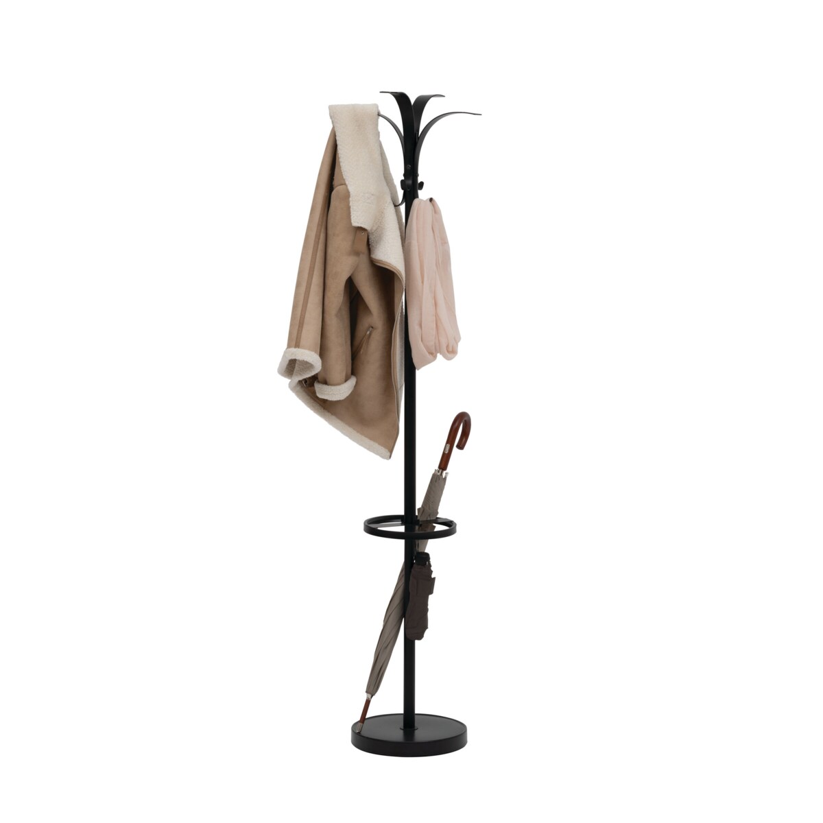 Wieszak na płaszcze STRONGY z 8 uchwytami, 175,2 cm