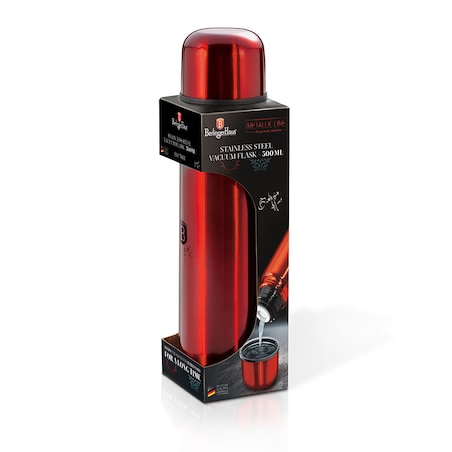 Termos stalowy 0.5L BERLINGER HAUS Metallic Burgundy