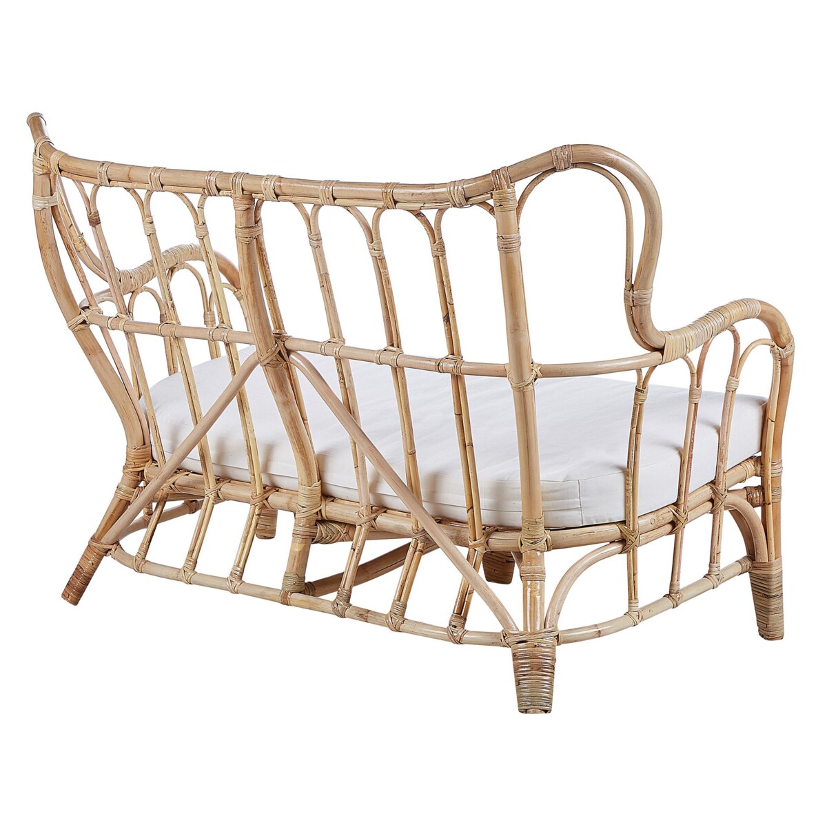 Zestaw ogrodowy rattanowy 4-osobowy naturalny BRINDISI