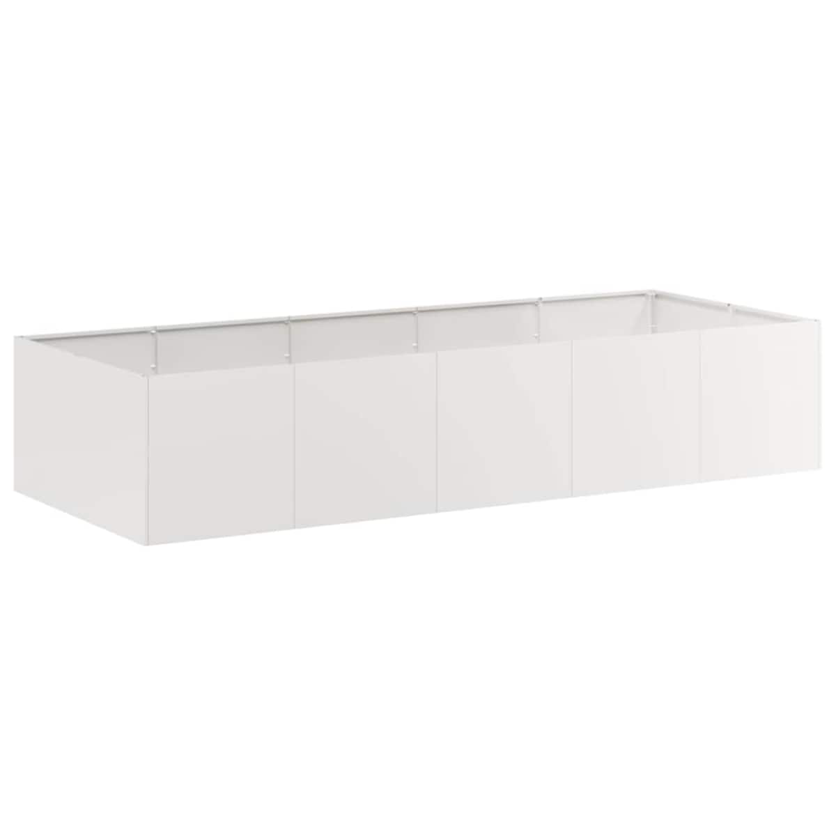 vidaXL Doniczka 200x80x40 cm Stal nierdzewna