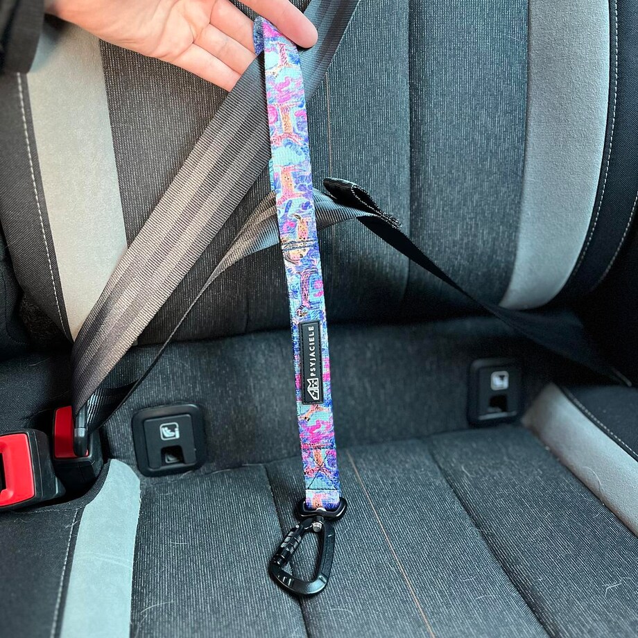 Pętla mocowana do pasa samochodowego "Pan tera mi kupi" PANTERKĄ GO GÓRY