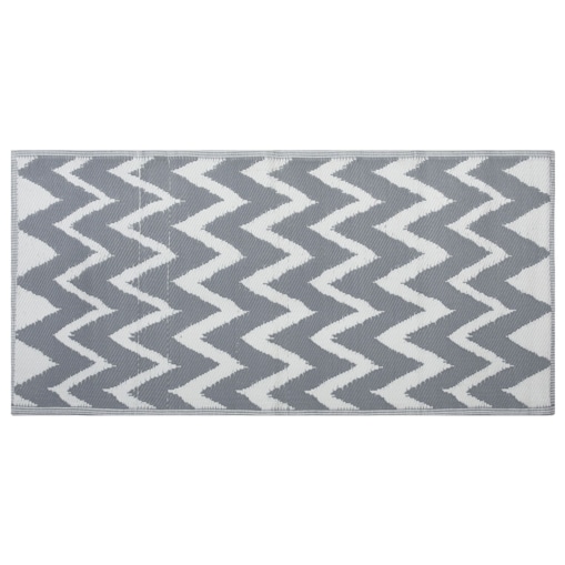 Dywan zewnętrzny 90 x 180 cm szary SIRSA