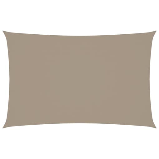 vidaXL Prostokątny żagiel ogrodowy, tkanina Oxford, 2x5 m, taupe