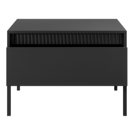 Stolik kawowy 1S ENSO czarny, na stylowych nóżkach