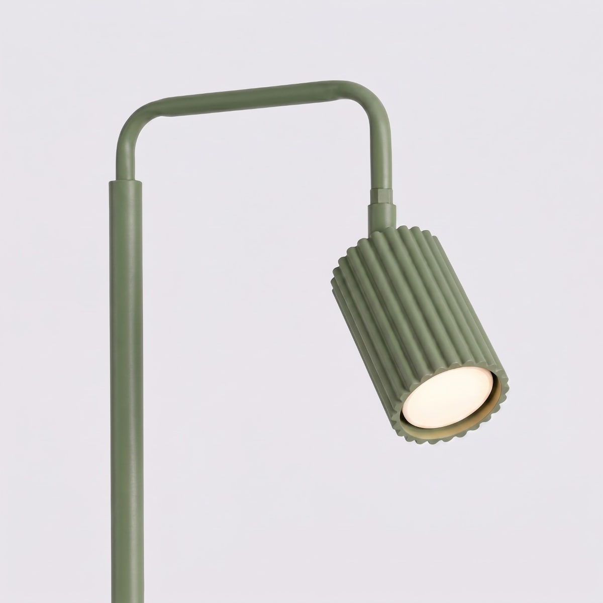 Lampa podłogowa KARBON 1 zielona oliwka