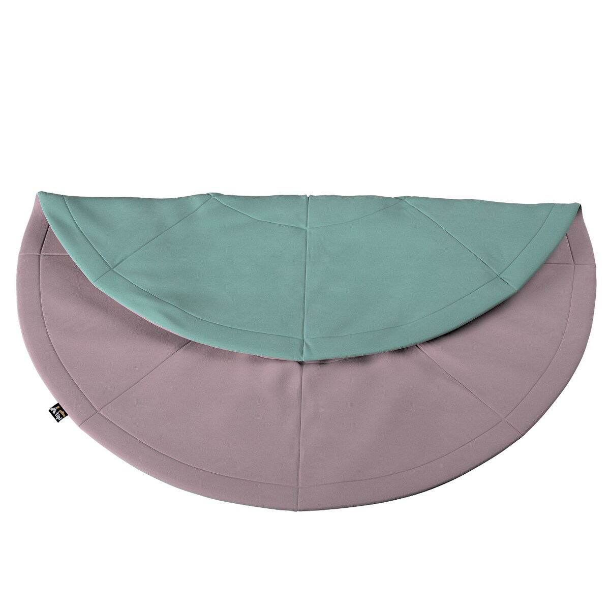 Mata okrągła, zgaszony róż, 130cm, Posh Velvet