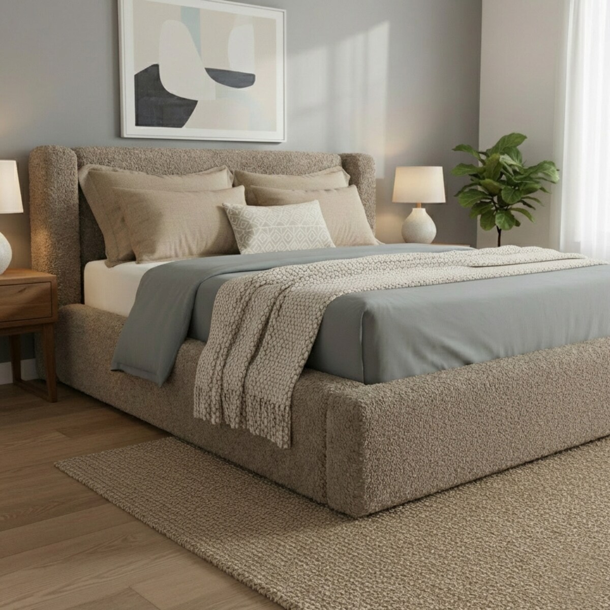 Łóżko Tapicerowane Toscana 140X200 Stelaż Pojemnik Na Pościel Loop 08