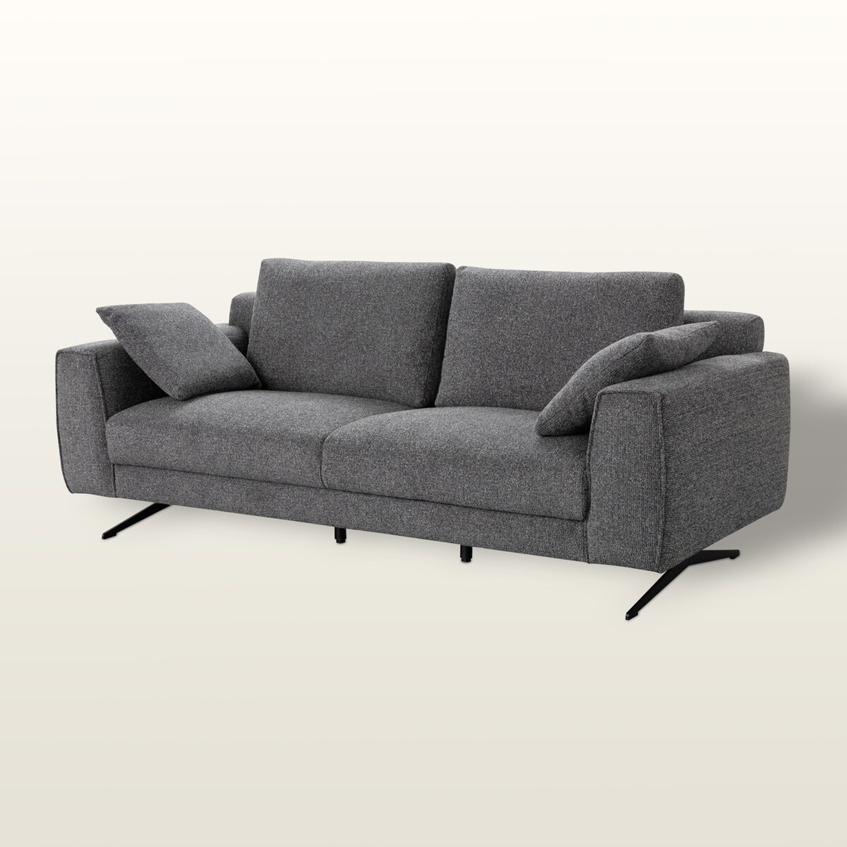 Sofa Aarhus grey, 217x92x84 cm