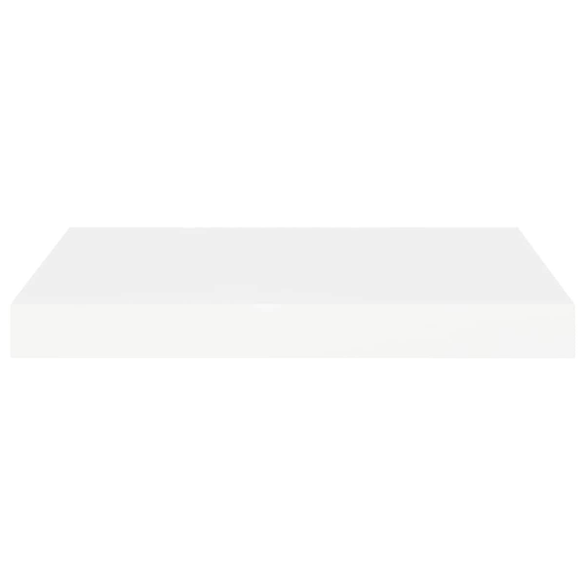 vidaXL Półki ścienne, 2 szt., białe, 40x23x3,8 cm, MDF