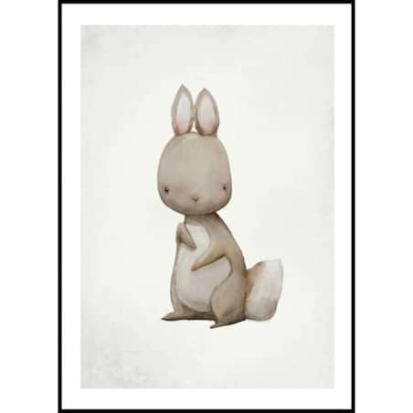 Poster Story, Plakat, Obraz - Malutki Zajączek, wymiary 21 x 30 cm